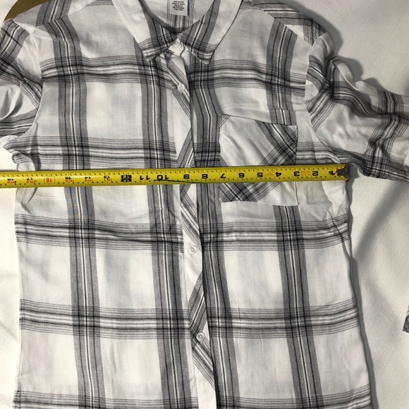 🌹WORKSHOP Republic Clothing Plaid Buttondown NEW - Picture 4 of 8